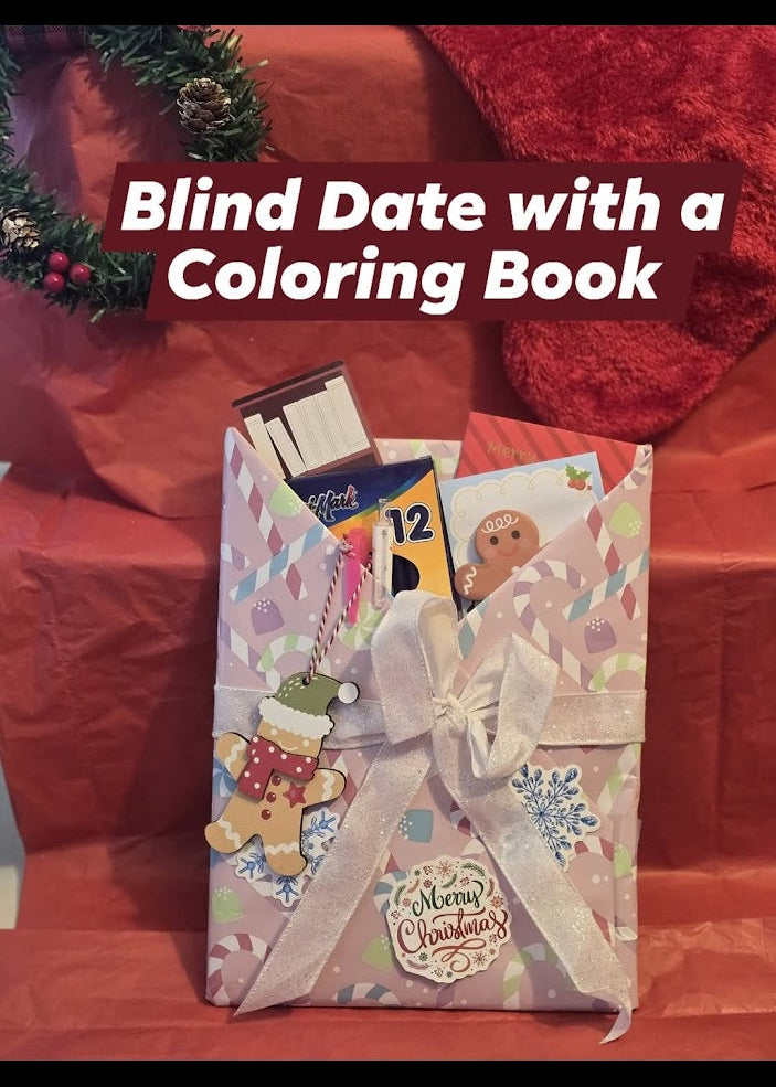 SALE - Date with an Adult Coloring Book - Pencils or Markers - BOGO