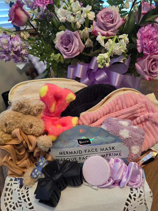 Wake Up and Make Up Spa Bag -NEW