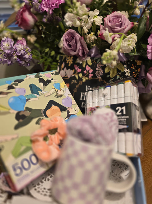 Puzzle, Adult Coloring Book & Mug Bundle