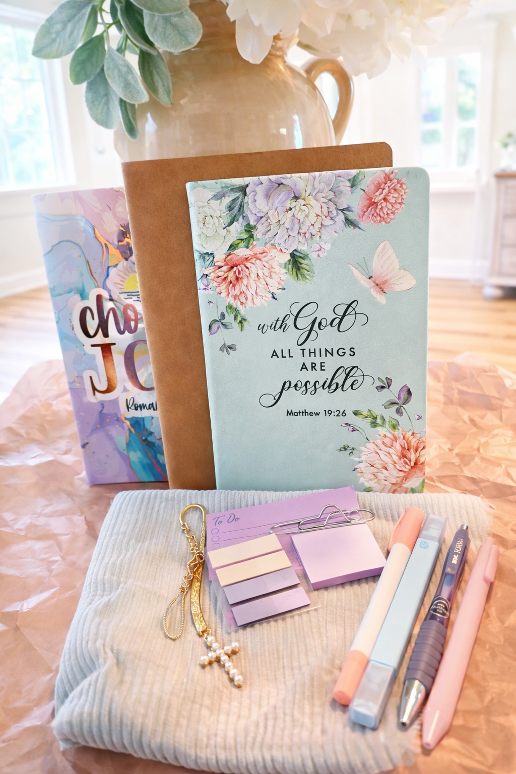 With God All Things Are Possible Journal Bundle- Faith Bundle/New